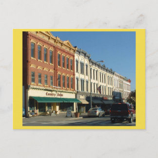 Downtown HONESDALE, Pennsylvania Postkarte