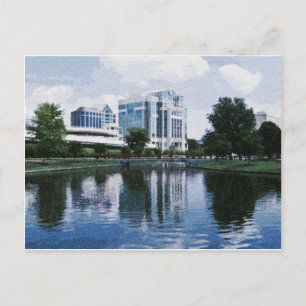 Downtown Huntsville, Alabama Postkarte
