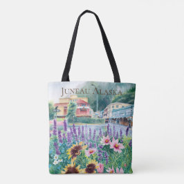 Downtown Juneau Red Dog Saloon Tote Bag