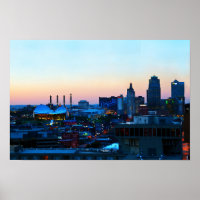 Downtown Kansas City at Sunset