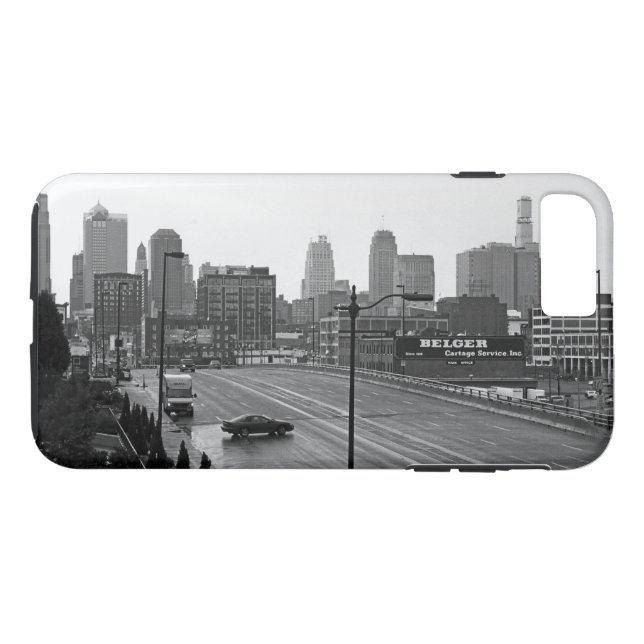 Downtown Kansas City iPhone 8/7 Plus Tough Case (Rückseite (Horizontal))