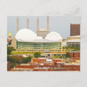 Downtown Kansas City Tilt Shift Miniature Foto Postkarte