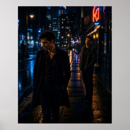 Downtown Lights | Gay Art Project Poster