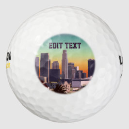 Downtown Los Angeles - Individuelles Bild Golfball