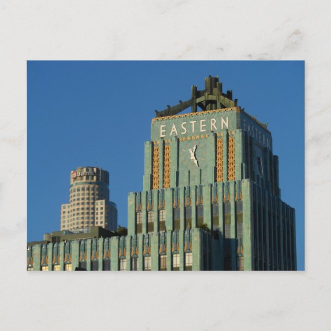 Downtown Los Angeles Postkarte (Vorderseite)