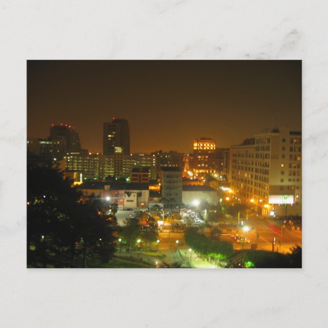 Downtown Los Angeles Postkarte (Vorderseite)