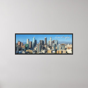 Downtown Los Angeles Skyline Panorama Leinwanddruck