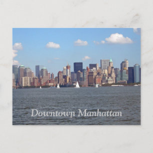 Downtown Manhattan Postkarte