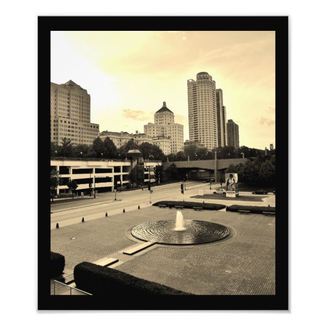 Downtown Milwaukee Fotodruck (Vorne)