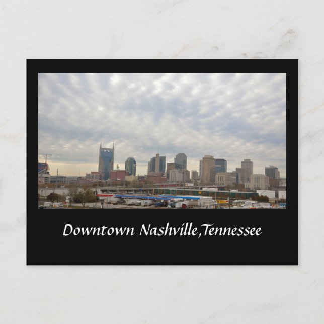 Downtown Nashville, Tennessee Postkarte (Vorderseite)