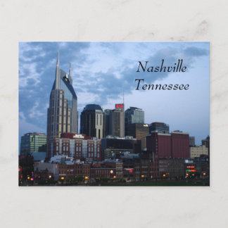 Downtown Nashville, Tennessee Postkarte