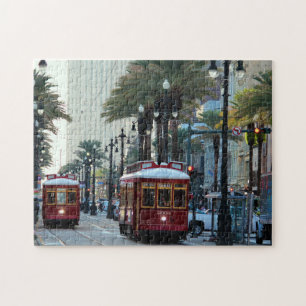 Downtown New Orleans Louisiana Trolley Puzzle