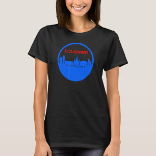 Downtown New Orleans Skyline Louisiana Zuhause Bay T-Shirt
