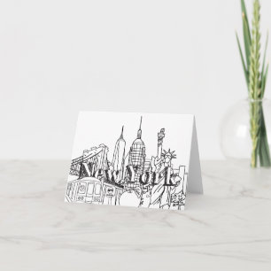 Downtown NYE New York Vacation Souvenirs NYC Gesch Karte