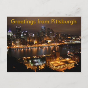 Downtown Pittsburgh, Greetings from Pittsburgh Postkarte