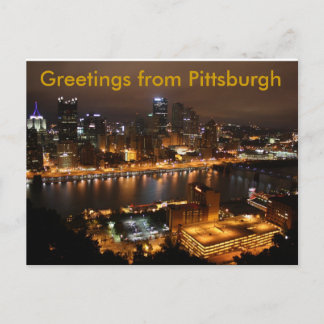 Downtown Pittsburgh Postkarte