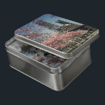Downtown Portland Bridge | Cherry Blossom Acrylic Puzzle<br><div class="desc">Ein wunderschönes Foto der Stahlbrücke in der Innenstadt von Portland,  Oregon während der Kirschblüte.</div>