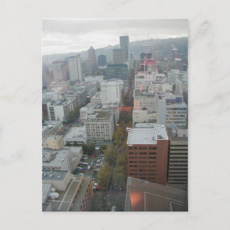 Downtown Portland Oregon Luftbild Postkarte