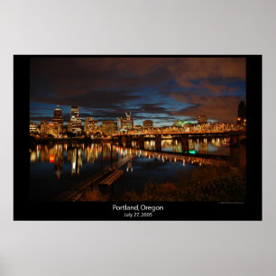 Downtown Portland, Oregon Poster