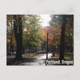 Downtown Portland PSU Parkblocks Postkarte