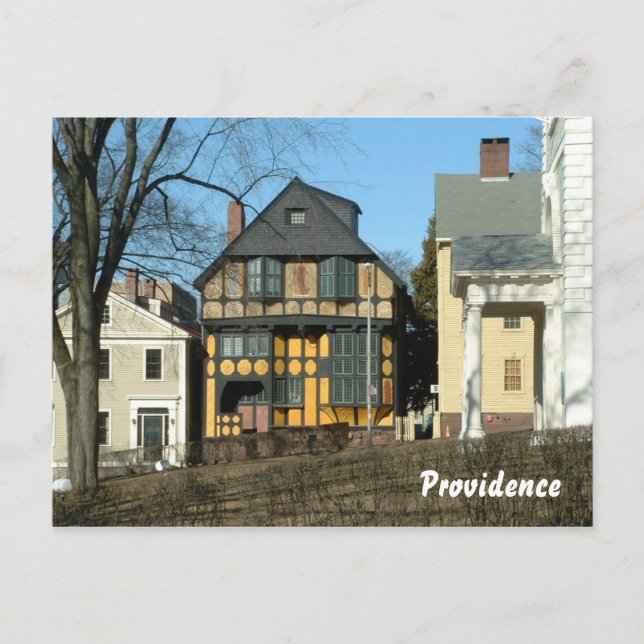 Downtown Providence Postkarte (Vorderseite)