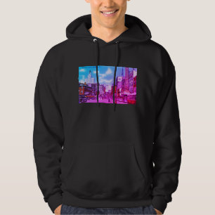 Downtown Providence, RI Vintages Foto Hoodie