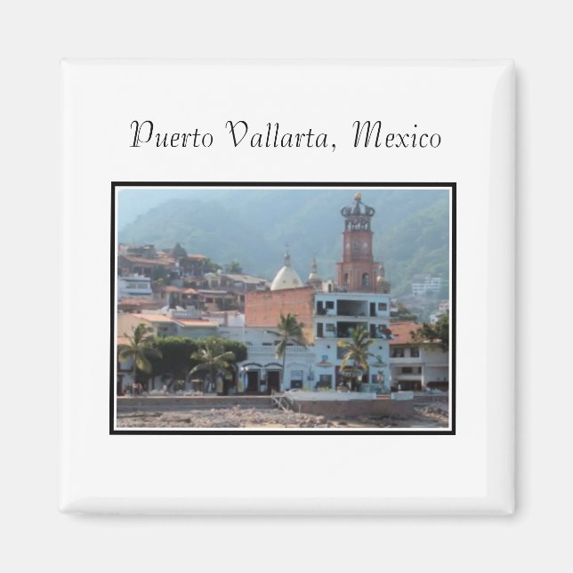 Downtown Puerto Vallarta, Mexiko Magnet (Vorne)