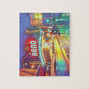 Downtown Reno Nevada Virginia Street Puzzle