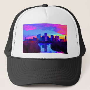 Downtown Richmond Virginia Skyline at Sunset Truckerkappe