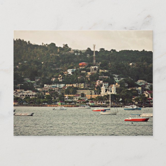 Downtown Samaná - Samaná, DR. Postkarte (Vorderseite)