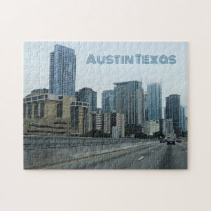 Downtown Skyline von Austin Texas Puzzle