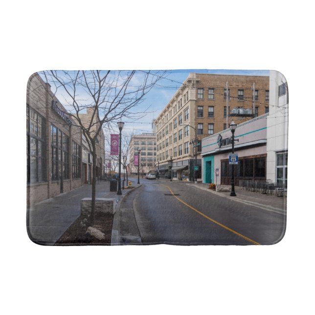 Downtown Springfield Badematte (Vorderseite)
