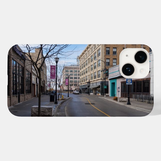 Downtown Springfield Case-Mate iPhone Hülle (Rückseite (Horizontal))