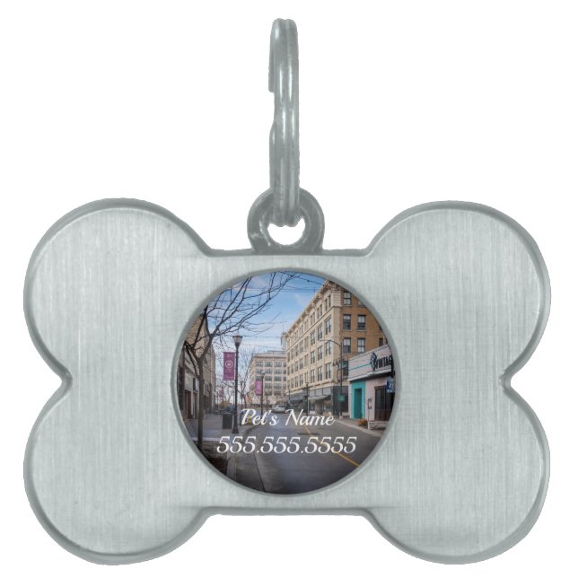 Downtown Springfield Pet ID Tag Tiermarke (Vorderseite)