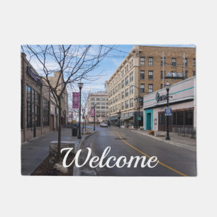 Downtown Springfield Willkommen Fußmatte