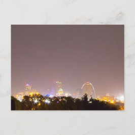 Downtown St. Louis, Missouri at Night Postkarte