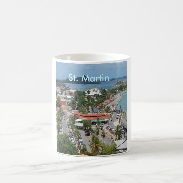 Downtown St. Martin Kaffeetasse (Mittel)