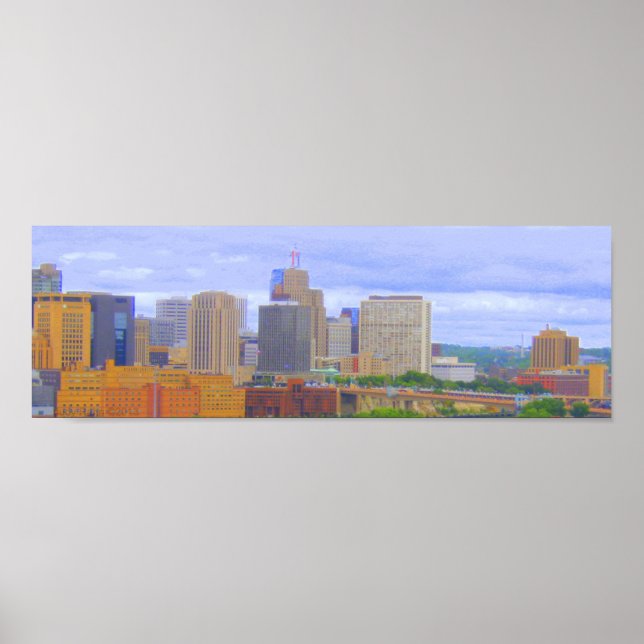 Downtown St. Paul Skyline Poster (Vorne)
