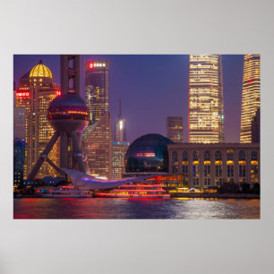 Downtown Ufer Shanghai, China Poster