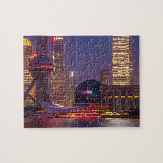 Downtown Ufer Shanghai, China Puzzle (Horizontal)