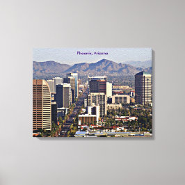 Downtown View von Phoenix, Arizona Leinwanddruck
