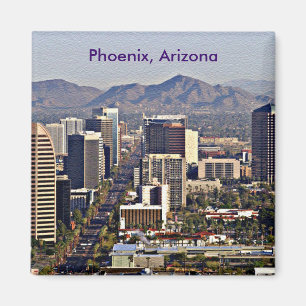 Downtown View von Phoenix, Arizona Magnet