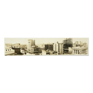Downtown Winnipeg Panorama, 1912 Fotodruck