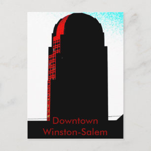 Downtown Winston-Salem, NC Postkarte