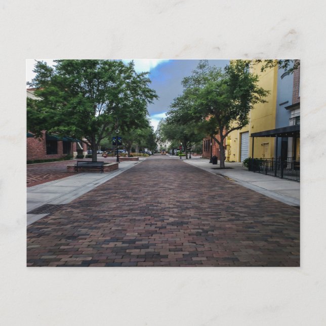 Downtown Wintergarten, Florida Postkarte (Vorderseite)