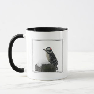 Downy Woodpecker Mug Tasse