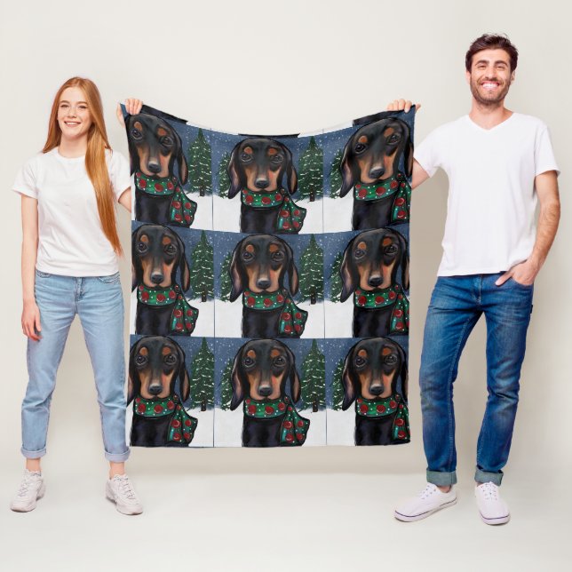 Doxie  fleecedecke (Beispiel)