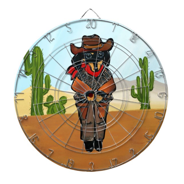 Doxie Gunslinger Dartscheibe (vorne)