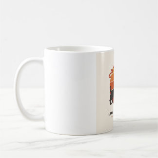 Doxie Mama Retro-Varsity-Tasse Kaffeetasse