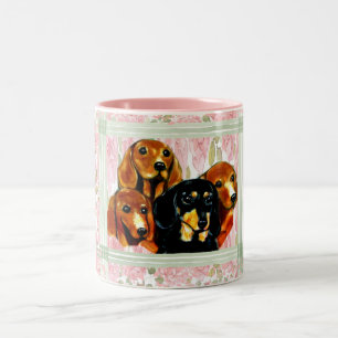 Doxie Zweifarbige Tasse